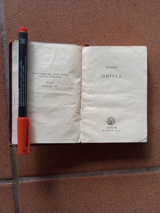 Libro LA ODISEA DE OMERO