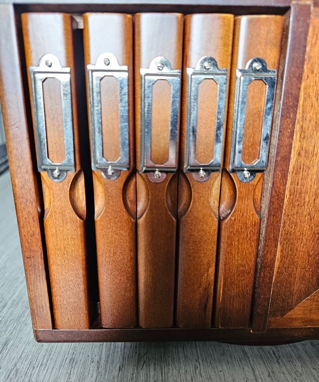 Álbum fotos giratorio madera