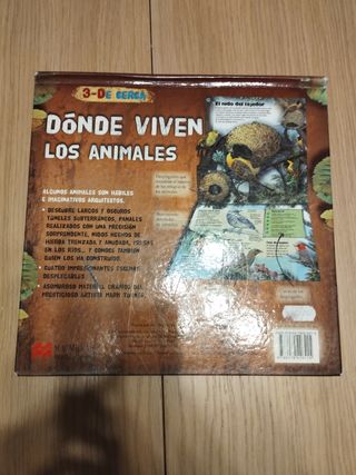 Libro pop Up donde viven los animales