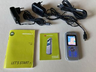 MOTOROLA L6 – Plateado - Vintage 2005–con cargador