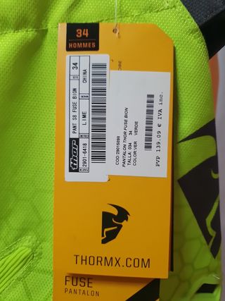 Pantalón thor fuse bion 