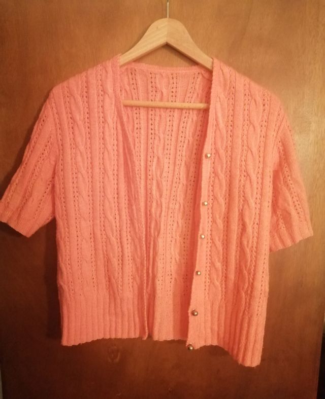 Oferta Chaqueta color coral años 70's