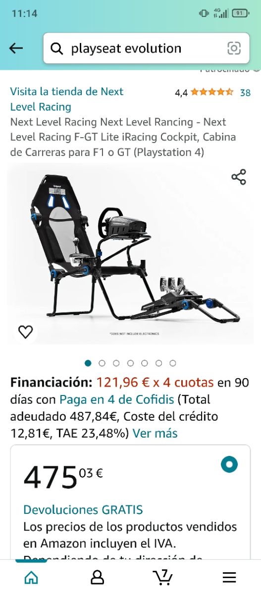 Playseat Logitech g 29