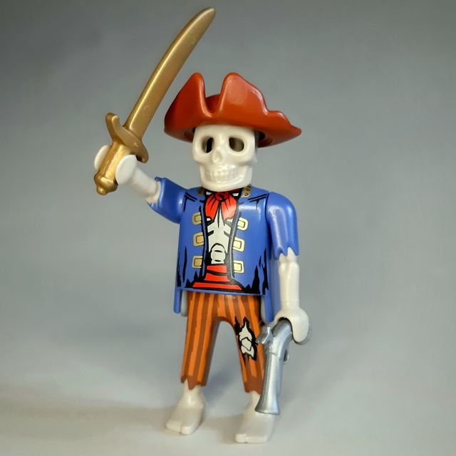 Playmobil custom pirata fantasma esqueleto 70962