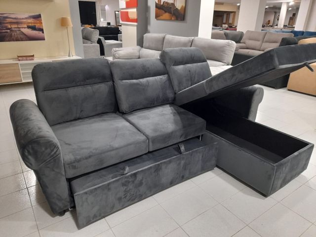 Súper Precio OnLine! Sofa chaise longe y arcon 3pl