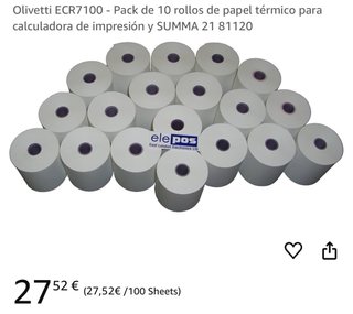 rollos para calculadora
