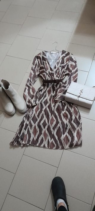 Vestito donna ,M effetto leopardato