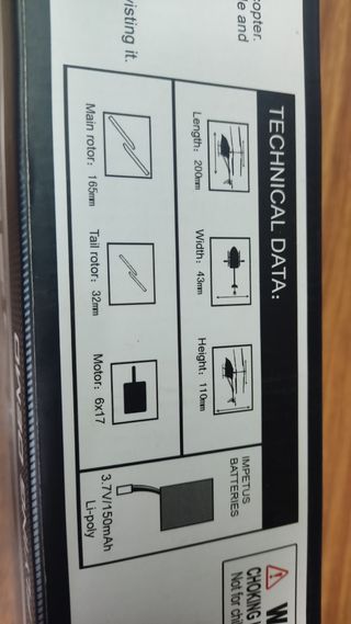 Helicóptero RC 3 canales Conqueror