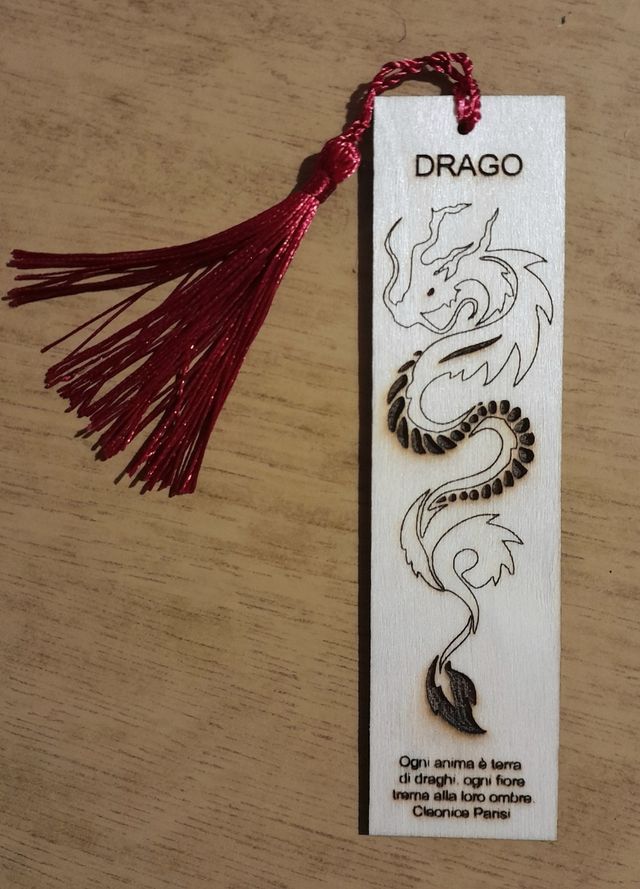 Segnalibro in legno personalizzabile