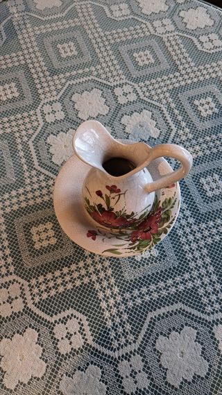 Conjunto Jarrón y plato