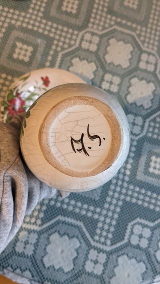 Conjunto Jarrón y plato