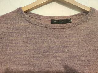 Jersey rosa violeta jaspeado. Cortefiel talla L