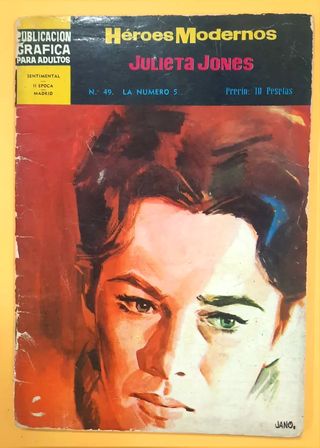 Cómics originales JULIETA JONES. Héroes Modernos.