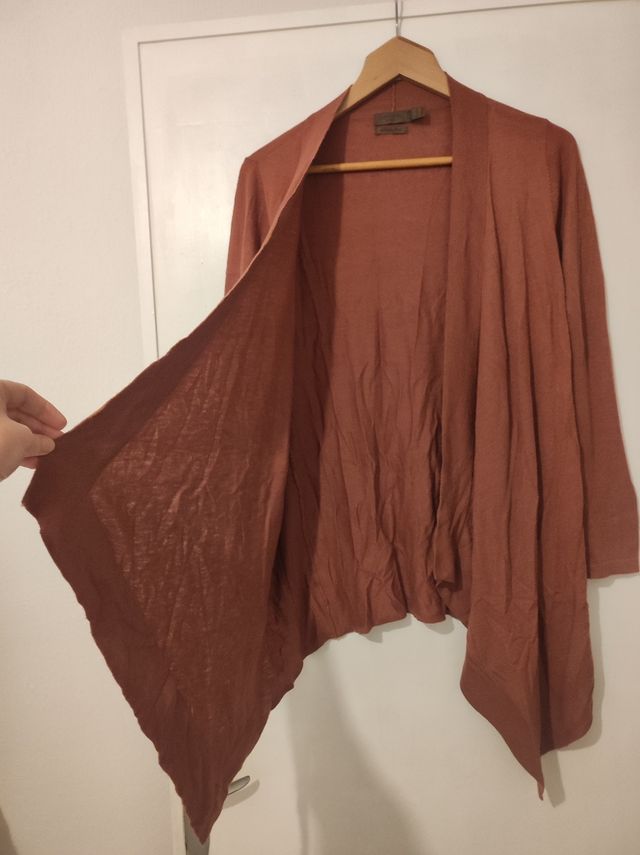 Chaqueta rosa marrón maquillaje. Talla M