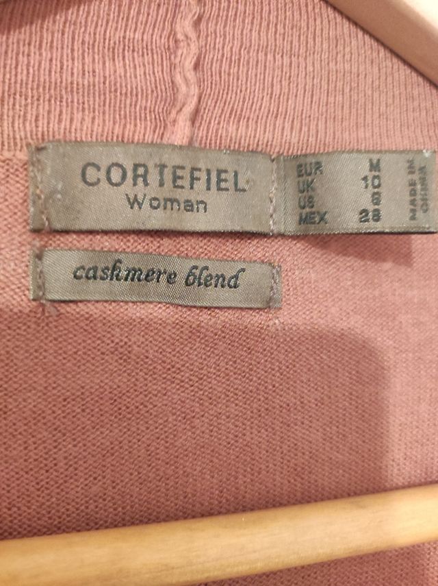 Chaqueta rosa marrón maquillaje. Talla M