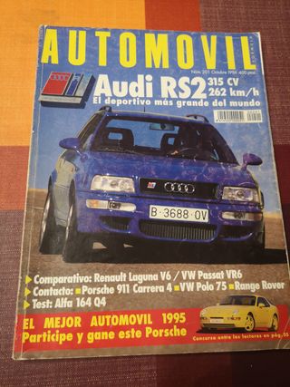 Revista Automóvil nº 201, octubre de 1994