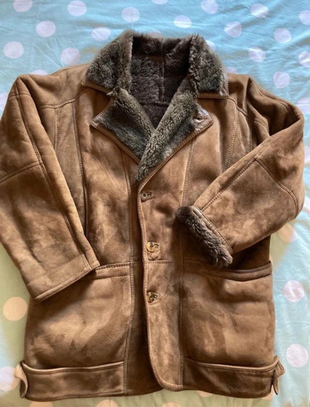 Montone uomo Shearling taglia 50 Vintage '80