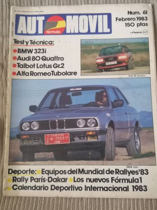 Revista Automóvil nº 61, febrero de 1983