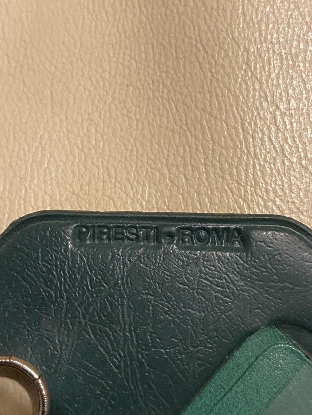 Alitalia crew tag verde senza fascetta anni 80