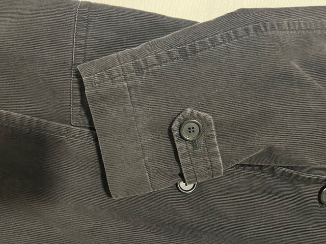 Parka hombre gris de pana Burberry