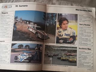 Revista Automóvil nº 70, noviembre de 1983