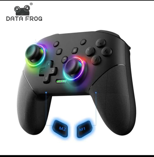 🟢 MANDO INALAMBRICO LED NINTENDO SWITCH PC