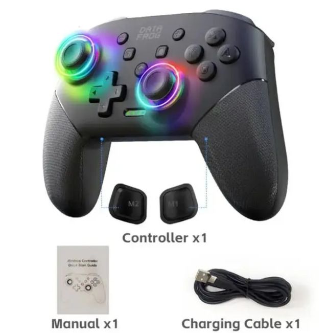 🟢 MANDO INALAMBRICO LED NINTENDO SWITCH PC