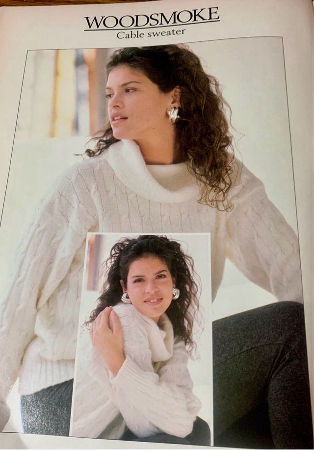 Vintage machine knitting magazine.