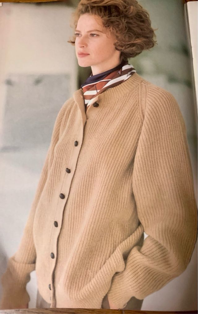 Vintage machine knitting magazine.