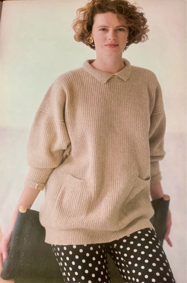 Vintage machine knitting magazine.