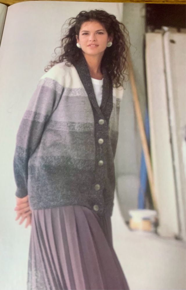 Vintage machine knitting magazine.