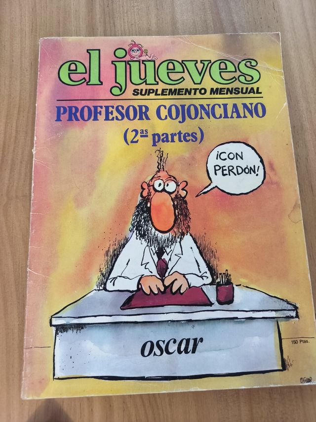 El jueves-Prof Cojonciano Comic años 80