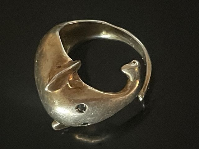 Anello artigianale di campionario in argento 925