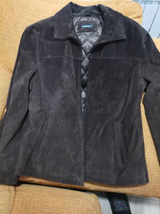 Cazadora piel hombre talla XL nueva 