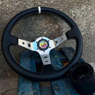 kit volante look abarth + piña para clasicos