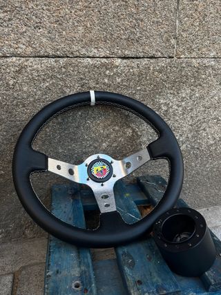kit volante look abarth + piña para clasicos