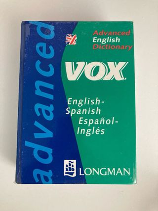 Diccionario inglés nivel avanzado