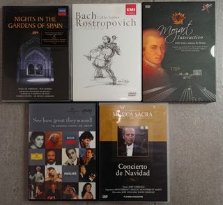 DVD'S MÚSICA CLÁSICA