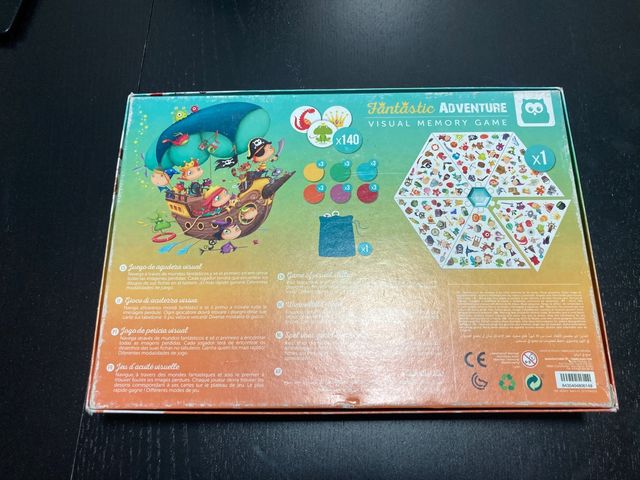 fantastic adventure juego de memoria Eureka