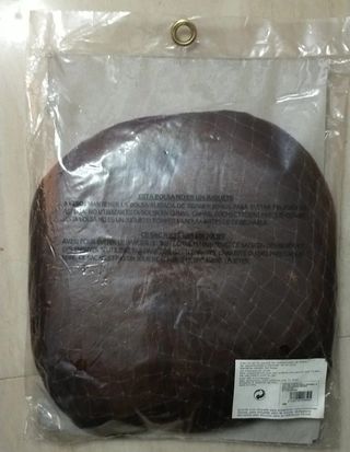 DISFRAZ PELUCA CABARET CASTAÑO ADULTO. NUEVO