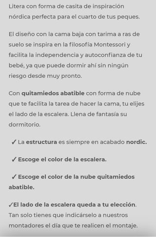 Litera casita Nordic Stay