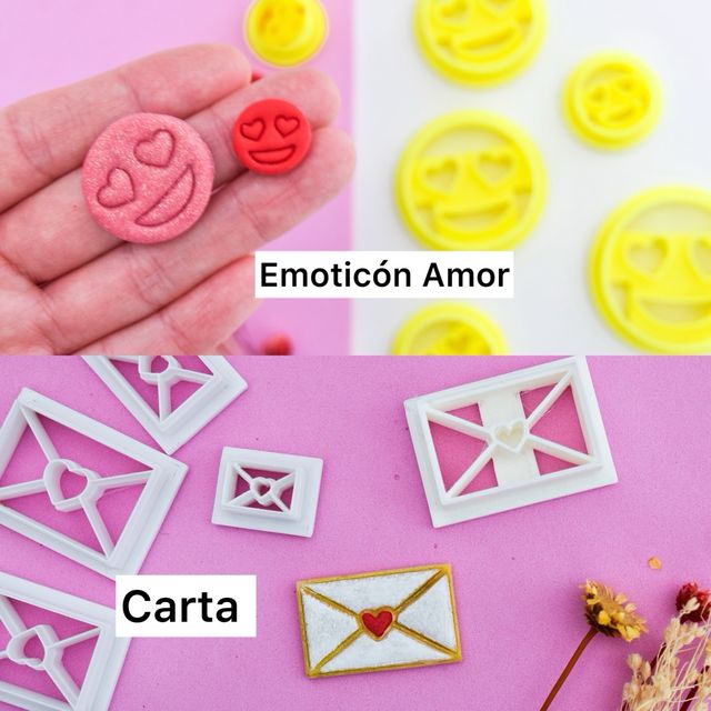 Cortadores De Carta y Emoticón para Arcilla