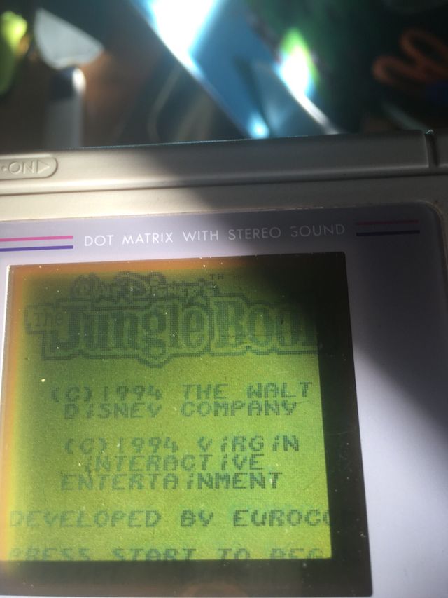 El Libro de la selva GAME BOY