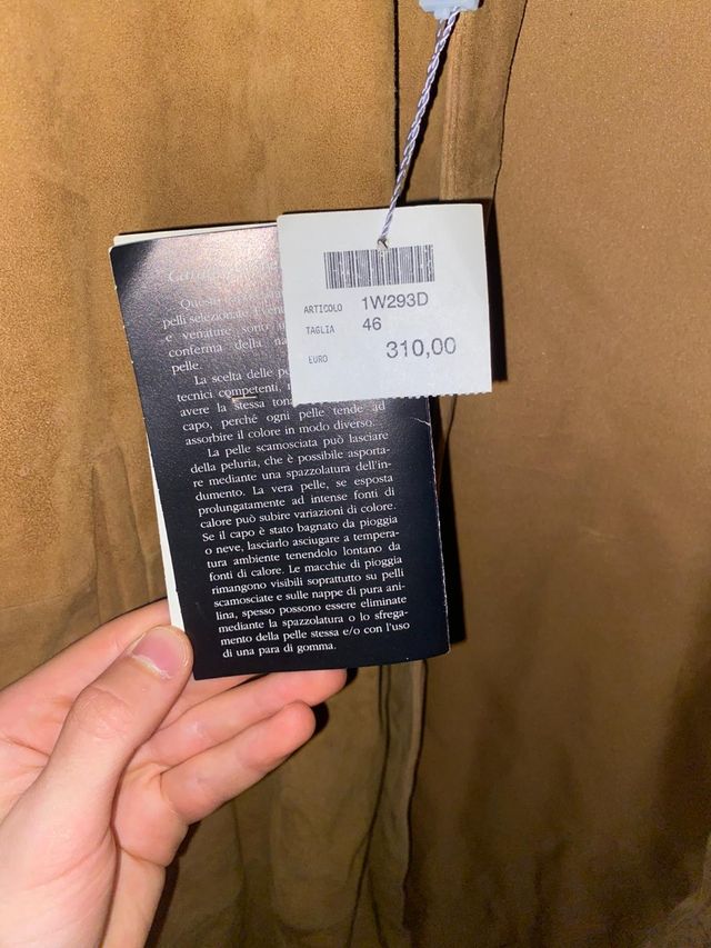 Cappotto Conbipel di vera pelle