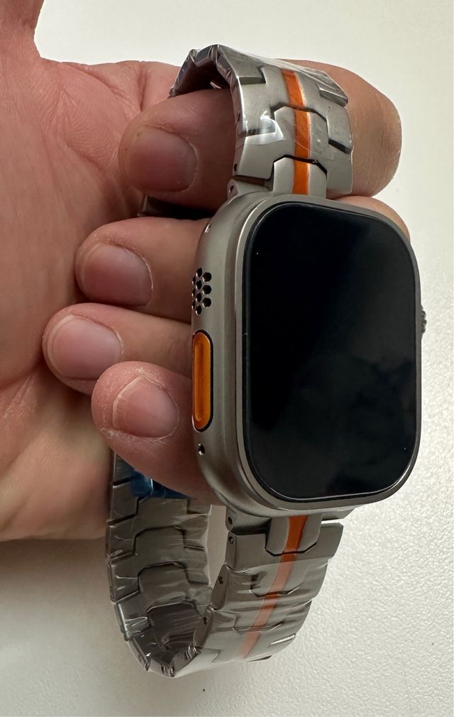 cinturino in acciaio apple watch ultra