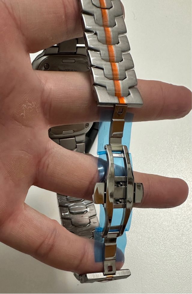 cinturino in acciaio apple watch ultra