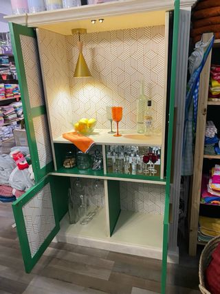 Mesita restaurada