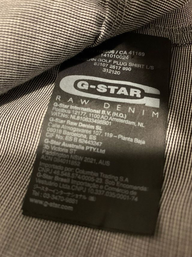 camisa G STAR
