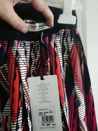 Falda Midi Naf Naf nueva con etiqueta