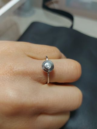 Conjunto oro blanco y brillantes